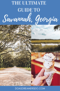 Live oak trees with spanish moss, cobblestone streets, carriage rides, and ghost tours are just a few of the things this charming coastal town has to offer | Savannah | Savannah Georgia | Things to Do in Savannah Georgia | What to do in Savannah Georgia | Top 10 Things to Do in Savannah Georgia | Savannah GA #savannah #savannahgeorgia #thingstodo #riverstreet #georgia #savannahga #tybeeisland #tybee #coastalgeorgia #georgiacoast #vacation #travel #trip #springbreak #summer #traveltips #beach