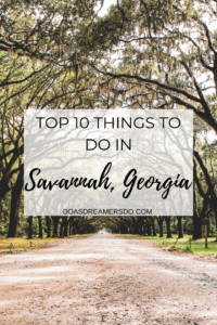 Live oak trees with spanish moss, cobblestone streets, carriage rides, and ghost tours are just a few of the things this charming coastal town has to offer | Savannah | Savannah Georgia | Things to Do in Savannah Georgia | What to do in Savannah Georgia | Top 10 Things to Do in Savannah Georgia | Savannah GA #savannah #savannahgeorgia #thingstodo #riverstreet #georgia #savannahga #tybeeisland #tybee #coastalgeorgia #georgiacoast #vacation #travel #trip #springbreak #summer #traveltips #beach