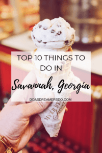 Live oak trees with spanish moss, cobblestone streets, carriage rides, and ghost tours are just a few of the things this charming coastal town has to offer | Savannah | Savannah Georgia | Things to Do in Savannah Georgia | What to do in Savannah Georgia | Top 10 Things to Do in Savannah Georgia | Savannah GA #savannah #savannahgeorgia #thingstodo #riverstreet #georgia #savannahga #tybeeisland #tybee #coastalgeorgia #georgiacoast #vacation #travel #trip #springbreak #summer #traveltips #beach